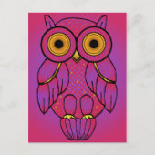 My$t Owl Glow Briefkaarten (Voorkant)