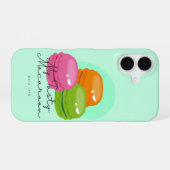 My Tasty Macaroon Phone Case iPhone 16 Hoesje (Achterkant horizontaal)