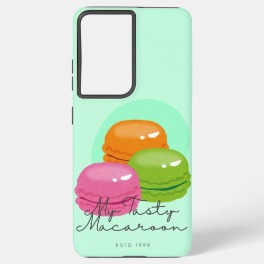 My Tasty Macaroon Phone Case Samsung Galaxy Hoesje (Achterkant)