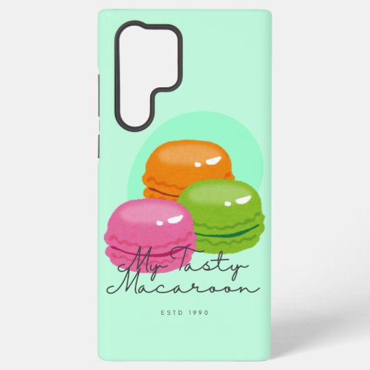 My Tasty Macaroon Phone Case Samsung Galaxy Hoesje (Achterkant)
