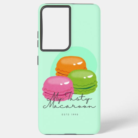 My Tasty Macaroon Phone Case Samsung Galaxy Hoesje (Achterkant)
