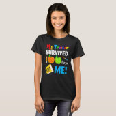 My Teacher Survived 100 Days Of Me 100th Day Party T-shirt (Voorkant volledig)
