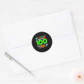 My Teacher Survived 100 Days Of Me For Students Ki Ronde Sticker (Envelop)