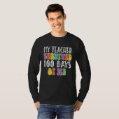 my teacher survived 100 days of me t-shirt (Voorkant volledig)