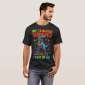 My Teacher Survived 67 Days Of School 67 Meme Dino T-shirt (Voorkant volledig)