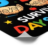 My Teacher Survived 67 Days Of School Funny 6-7 67 Poster (Hoek)