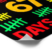 My Teacher Survived 67 Days Of School Funny 6-7 67 Poster (Hoek)