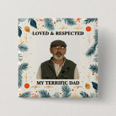 My Terrific Dad™ Button (Customize It!) (Voorkant)