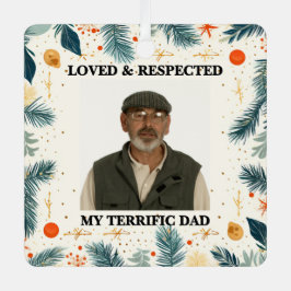 My Terrific Dad™ Ornaments (Customize It!) Metalen Ornament