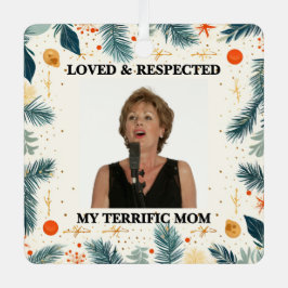 My Terrific Mom™ Ornaments (Customize It!) Metalen Ornament
