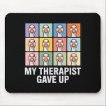 My therapist gave up funny goose grid pop art meme muismat<br><div class="desc">My therapist gave up funny goose grid pop art meme  | Mousepad .This product displays a subtle modern character. This product delivers a clean and stylish appearance.</div>