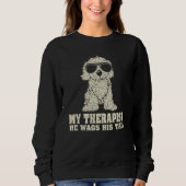 My Therapist He Wags His Tail Cavapoo Trui (Voorkant)
