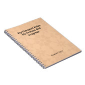 My Therapist Helps Me Process and Progress Notitieboek (Rechterzijde)