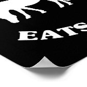 My Therast Eats Hay Funny Horse Lover Saying  Poster (Hoek)