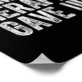 My Therast Gave Up  Poster (Hoek)