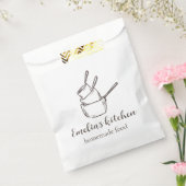 My tiny kitchen logo Sticker Bedankzakje (Gezegeld)