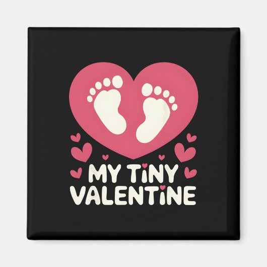 My Tiny Valentijn zwangerschapsaankondiging door Magneet (Voorkant)