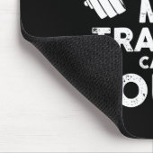 My Trainer Can't Count Funny Gym Workout Long Slee Muismat (Hoek)