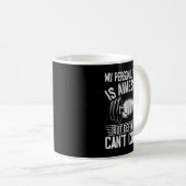 My Trainer Is Awesome But Definitely Can't Count Koffiemok (Voorkant rechts)