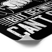 My Trainer Is Awesome But Definitely Can't Count Poster (Hoek)