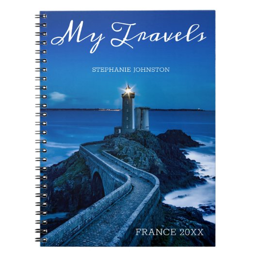 My Travels Personalized France Travel Journal Notitieboek (Voorkant)