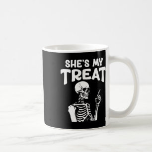 My Treat Skeleton bijpassende Halloween kostuum sc Koffiemok
