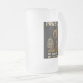 My Treats My House Beer Mug Matglas Bierpul (Voorkant rechts)