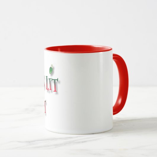 My Tree’s Lit, I’m Not | Funny Christmas  Mok (Voorkant rechts)