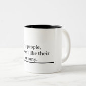 My true self tweekleurige koffiemok (Voorkant rechts)