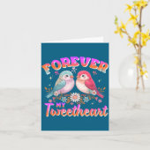 My Tweetheart Forever Valentines Day Love Couple B Kaart (Gele Bloem)