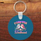 My Tweetheart Forever Valentines Day Love Couple B Sleutelhanger (Voorkant)
