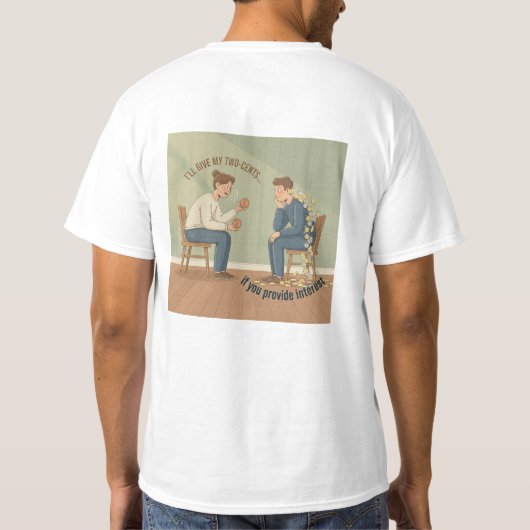 My Two Cents T-Shirt (Achterkant)