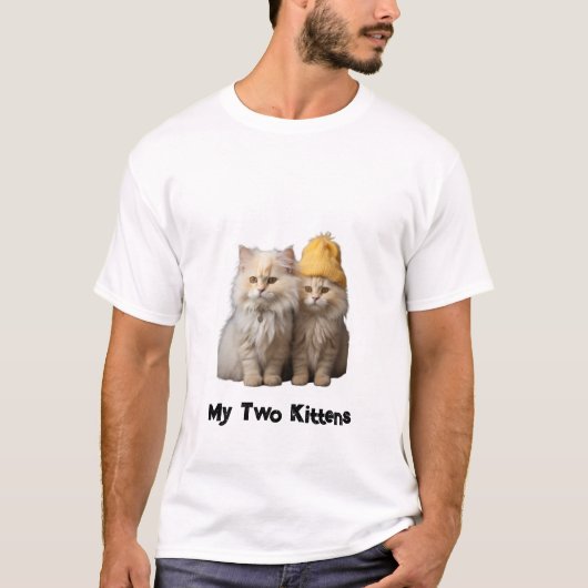 My Two Kittens, conexión única: siempre juntos, T-shirt (Voorkant)
