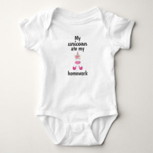 My Unicorn Ate My Homework Romper
