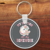 My Unicorn Ate My Homework Sleutelhanger (Voorkant)