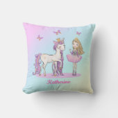 "My Unicorn" Gold Sparkle Kussen (Voorkant)