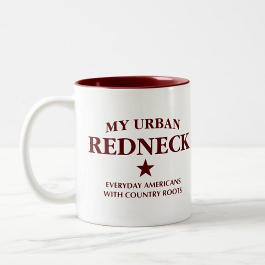 My Urban Redneck Mug Tweekleurige Koffiemok (Links)