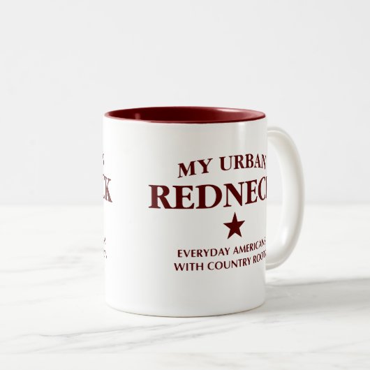 My Urban Redneck Mug Tweekleurige Koffiemok (Voorkant rechts)
