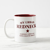 My Urban Redneck Mug Tweekleurige Koffiemok (Links)