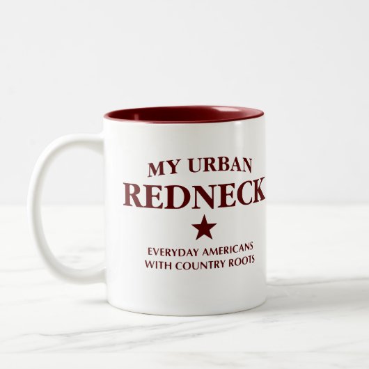 My Urban Redneck Mug Tweekleurige Koffiemok (Links)
