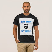 My Vader My Held T-Shirt – Cool Vaderdag Cadeau vo (Voorkant volledig)