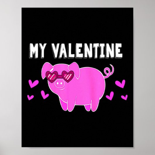 My Valentine G Farmer Pet Owner Love Valentines  Poster (Voorkant)