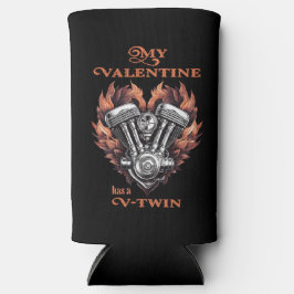 My Valentine has a V-Twin, Biker Seltzer Blikjeskoeler