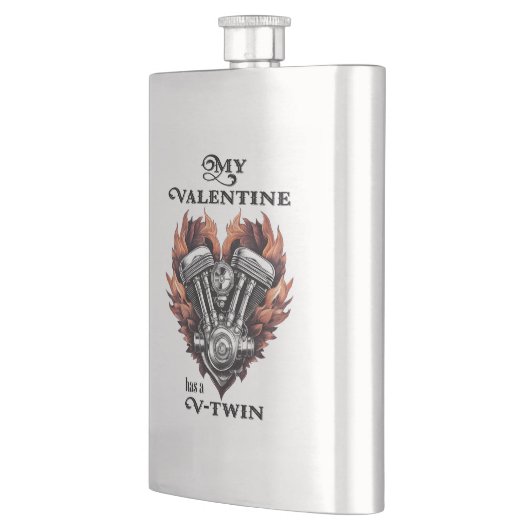 My Valentine has a V-Twin, Biker style Flacon (Links)