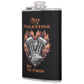 My Valentine has a V-Twin, Biker style Heupfles (Links)
