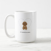 My Valentine Has Paws Cockapoo Dog Lover Koffiemok (Links)
