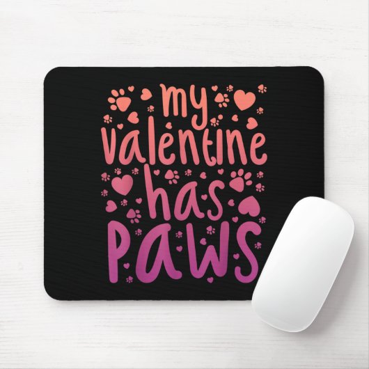 My Valentine Has Paws  Muismat (Met muis)