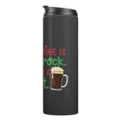 My Valentine is a Shamrock Funny St. Patrick's Day Thermosbeker (Geroteerd rechts)