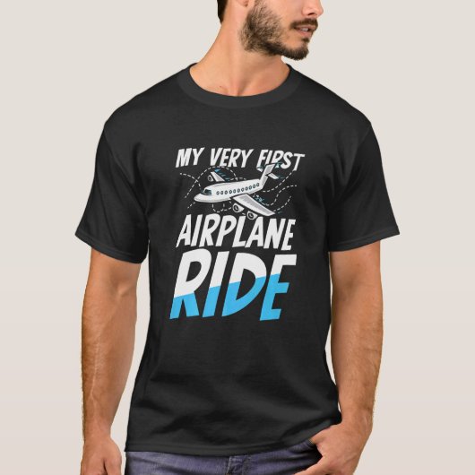 My Very First Airplane Ride for a Airline Passenge T-shirt (Voorkant)