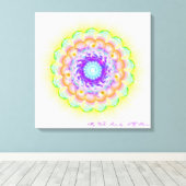 My Violet Love Canvas Afdruk (Insitu (Houten vloer))